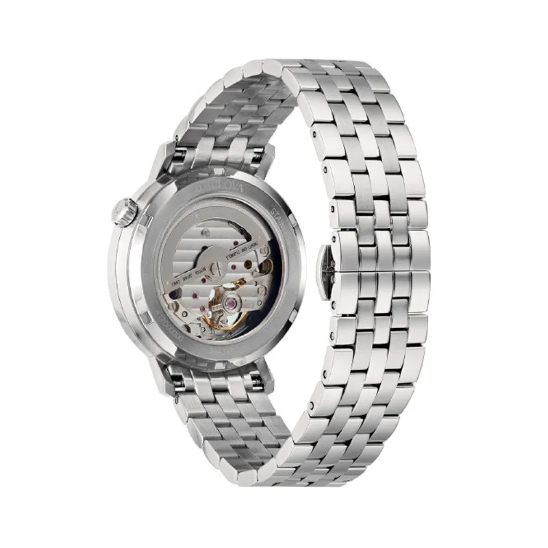 Bulova Aerojet 96A320 Hombre Automático Acero Inoxidable Esfera Azul 38 mm - Imagen 2