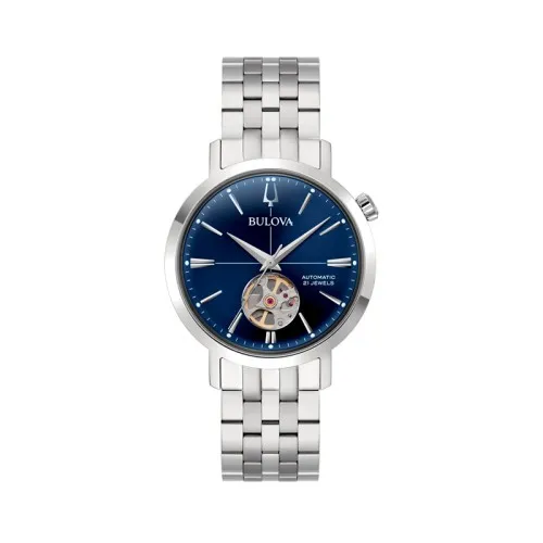 Bulova Aerojet 96A320 Hombre Automático Acero Inoxidable Esfera Azul 38 mm