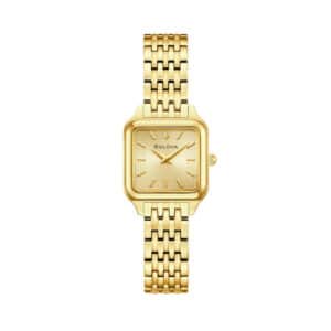 Bulova Sutton 97L191 Mujer Cuarzo Acero Inoxidable Dorado Esfera Champagne 23 mm