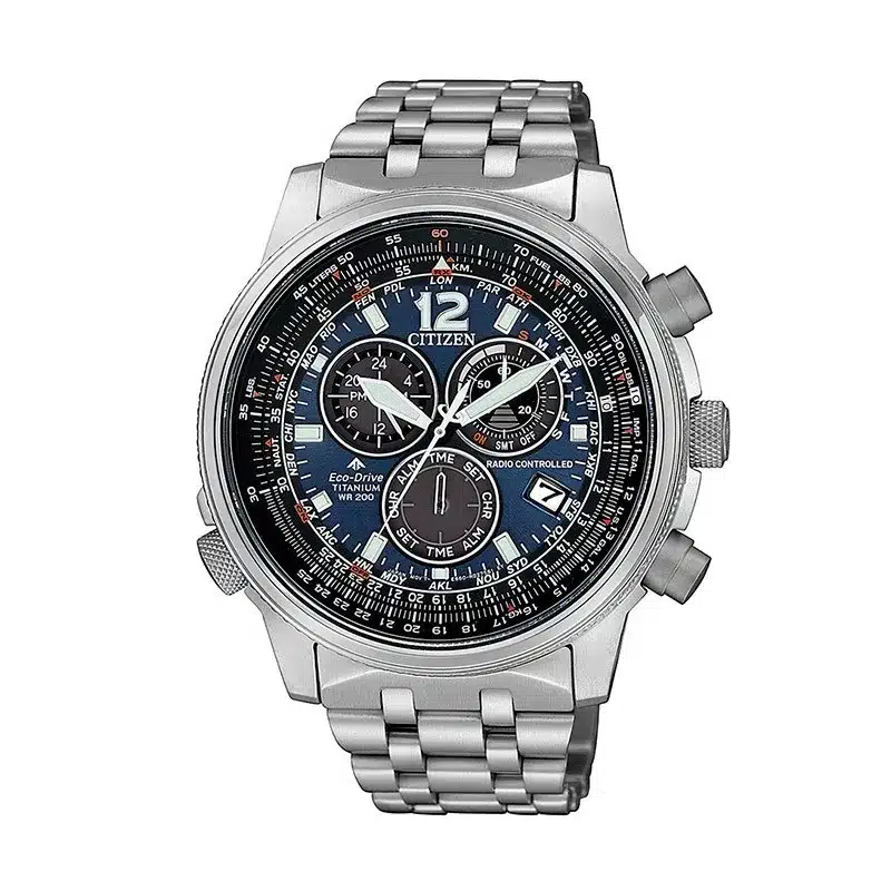 Reloj Crono Pilot Super Titanio Hombre de Citizen de la colección Radiocontrol 43,7 mm CB5850-80L