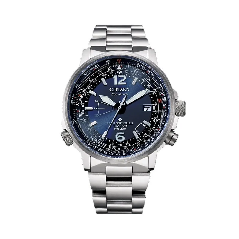 Reloj Citizen hombre CB0230-81L Radiocontrol 42,4mm Pilot Super Titanium