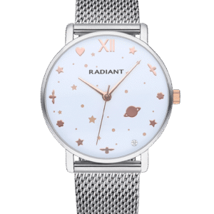 MILKY WAY 36MM WHITE DIAL SS MESH