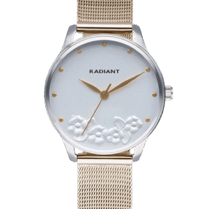 METAL&ROSES 36MM SILVER DIAL IPG MESH