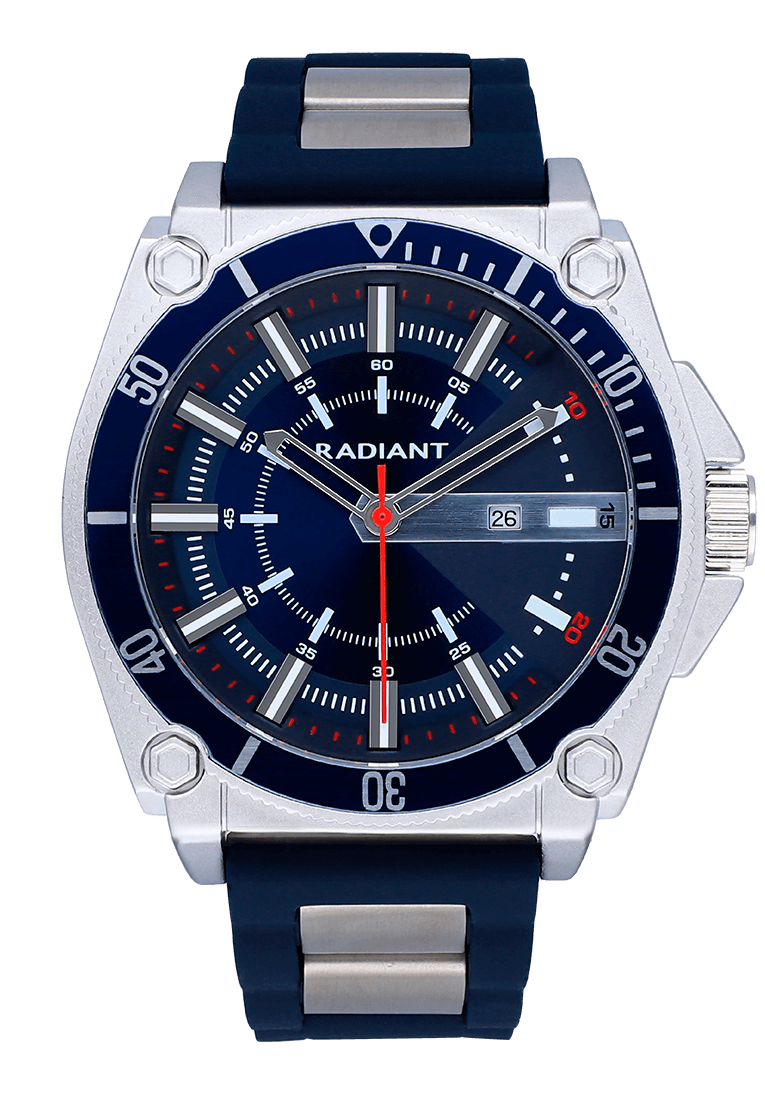MR.ROBOT 49MM BLUE DIAL BLACK SILICONE S