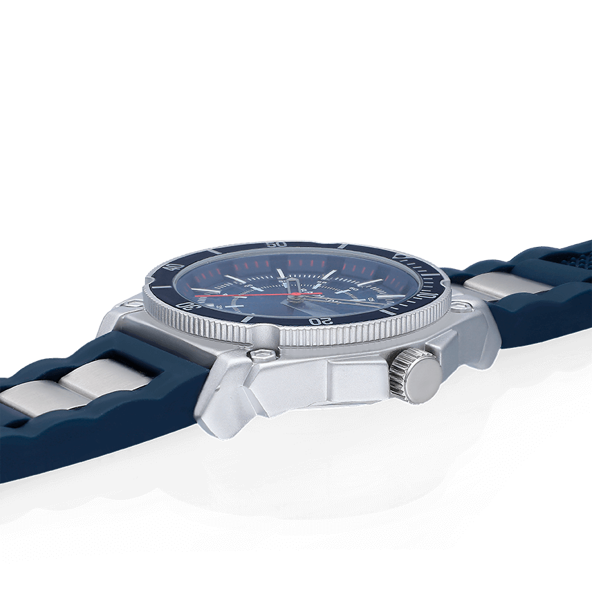 MR.ROBOT 49MM BLUE DIAL BLACK SILICONE S - Imagen 2