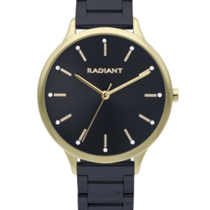 ADDICT 38MM BLACK DIAL IPBLACK BRACELET