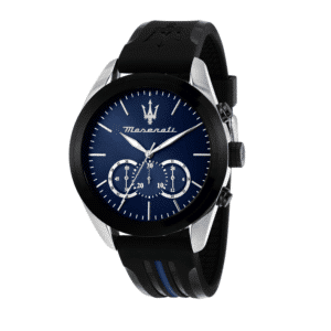 TRAGUARDO 45MM CHR BLUE DIAL BLK+BLUE PU