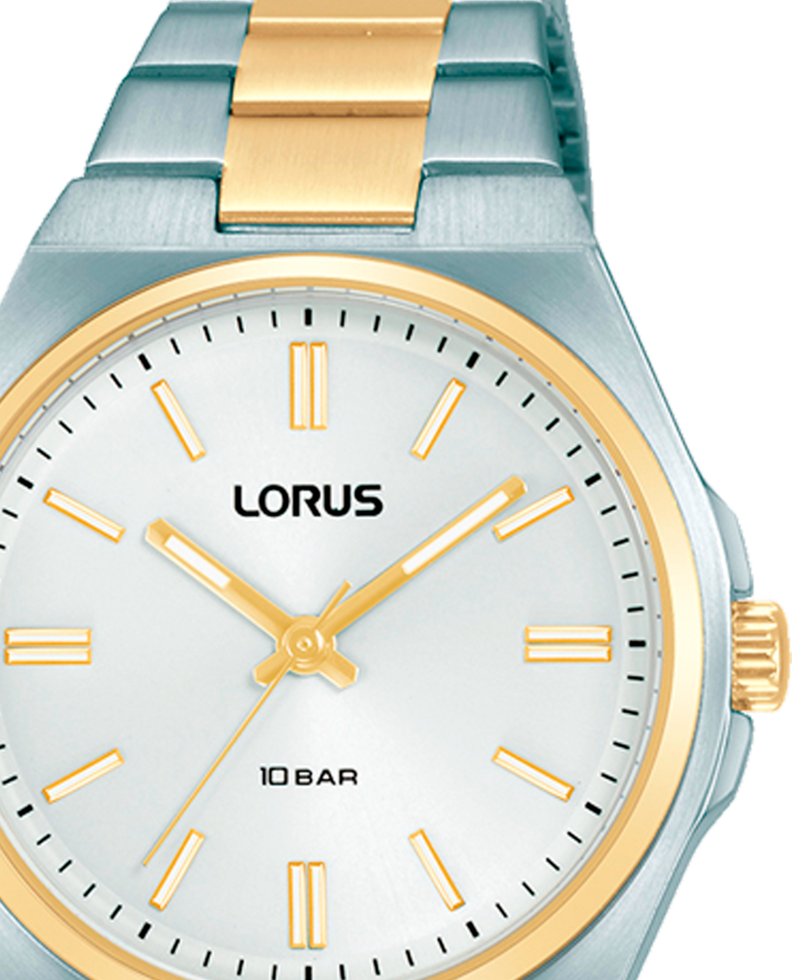Mujer Reloj Bicolor 3 agujas esf blanca - Imagen 2