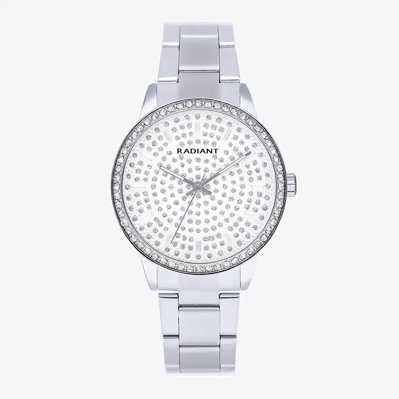 ECLIPSE 38MM WHITE DIAL SILVER BRAZ