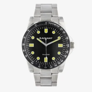 Reloj Hombre Robert Negro/Plateado