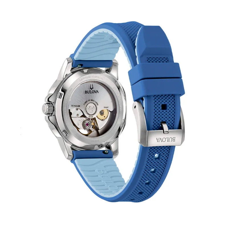 Bulova Marine Star Lady Automatic 96L324 Mujer Automático Acero Inoxidable Esfera Nácar 35 mm - Imagen 2