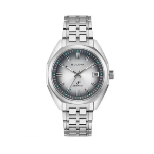 Bulova Jet Star 96B472 Hombre Precisionist 262 kHz Acero Inoxidable Esfera Gris 40 mm