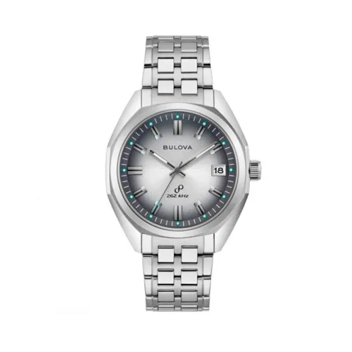 Bulova Jet Star 96B472 Hombre Precisionist 262 kHz Acero Inoxidable Esfera Gris 40 mm