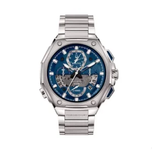 Bulova Series X Precisionist 96B349 Hombre Cronógrafo Acero Inoxidable Esfera Azul 45 mm