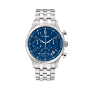 Bulova High Precision Classic 96B358 Hombre Precisionist 262 kHz Acero Inoxidable Esfera Azul 43 mm