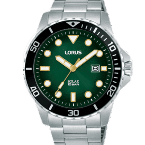 Hombre Diver Solar Esfera Verde