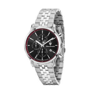 EPOCA SLIM 40MM CHR BLK DIA SS BR