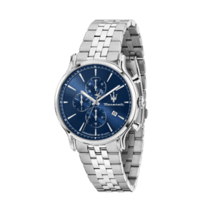 EPOCA SLIM 40MM CHR BLUE DIA SS BR
