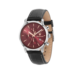 EPOCA SLIM 40MM CHR BURGUNDY D BLK ST