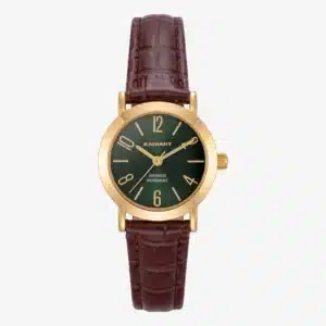Reloj Mujer Mini Verde/Marrón