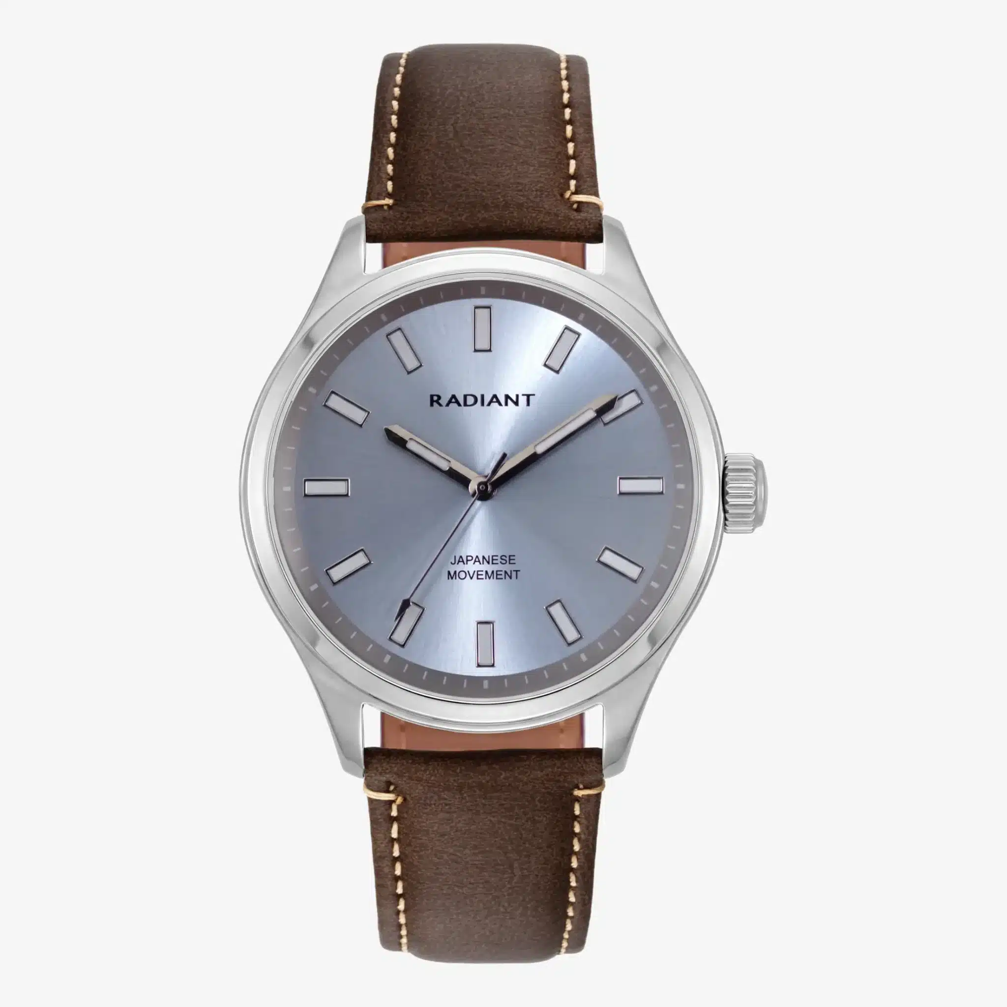 Reloj Hombre Metric Azul/Marrón