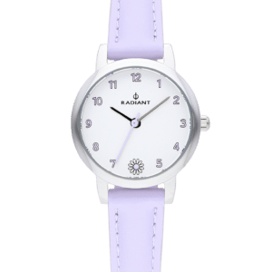 DALIA  28MM WHITE DIAL LILAC LEATHER STR