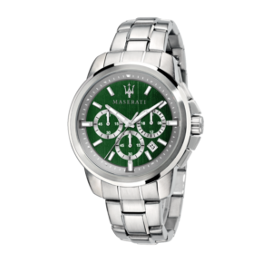 SUCCESSO 44mm CHR GREEN DIAL BR SS