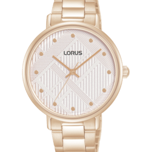 Mujer brazalete 3 agujas 36mm IP rosé