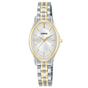 Mujer Oval Bicolor Esf. Sunray Plateada