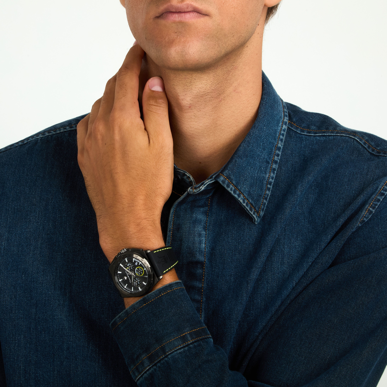 VELOCITÀ 43MM CHR BLK DIA BLK ST - Imagen 4