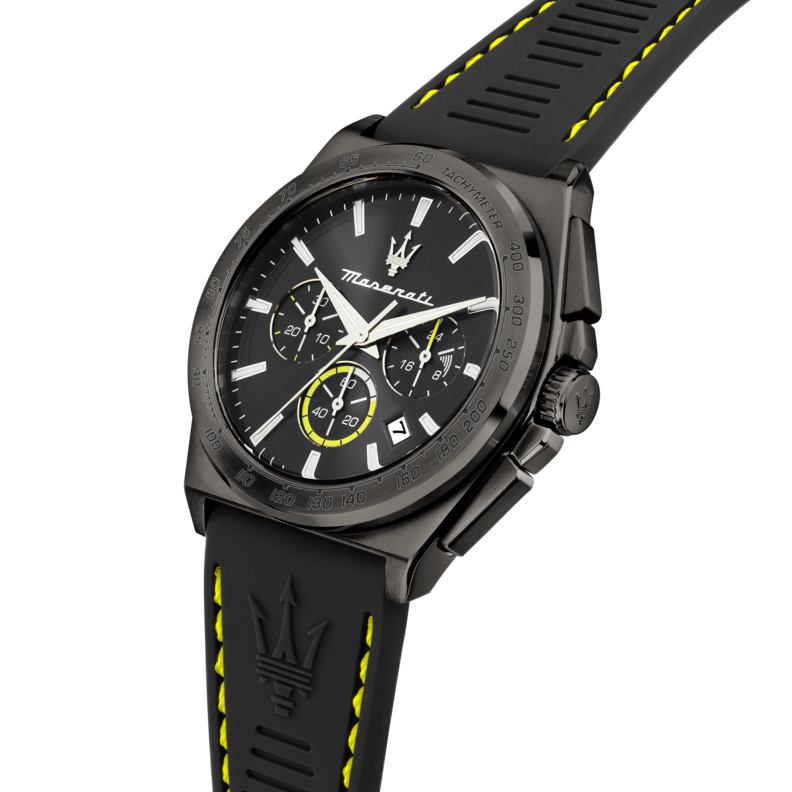 VELOCITÀ 43MM CHR BLK DIA BLK ST - Imagen 5